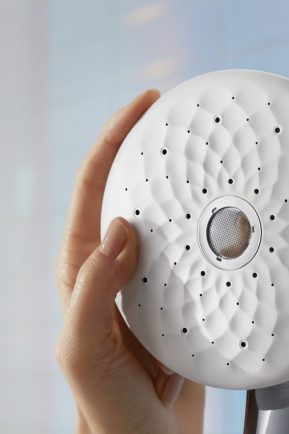 The 5 Best Ways To Make Your Home Eco-Friendly - Water Efficient Showerhead. Image From PopSugar.com