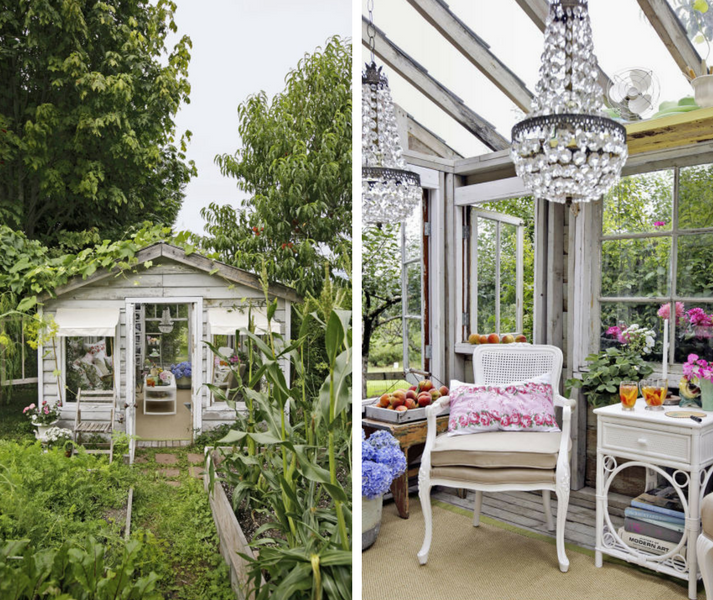 10 Entertaining Ways To Use Your Garden Room- Image From housebeautiful.com - BY Jill Kirchner Simpson