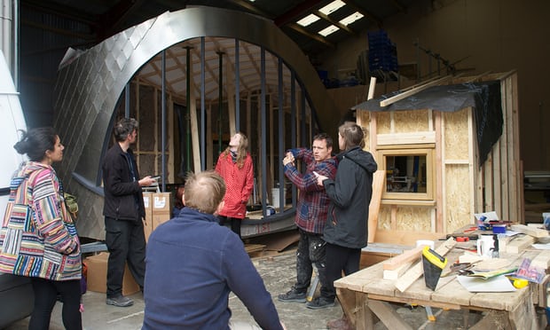 8 Winning Tiny Houses In Wales -Dragons Eye Designed Made By Carwyn Jones At The Centre For Sustainable Technologies - Image From TheGuardian.com