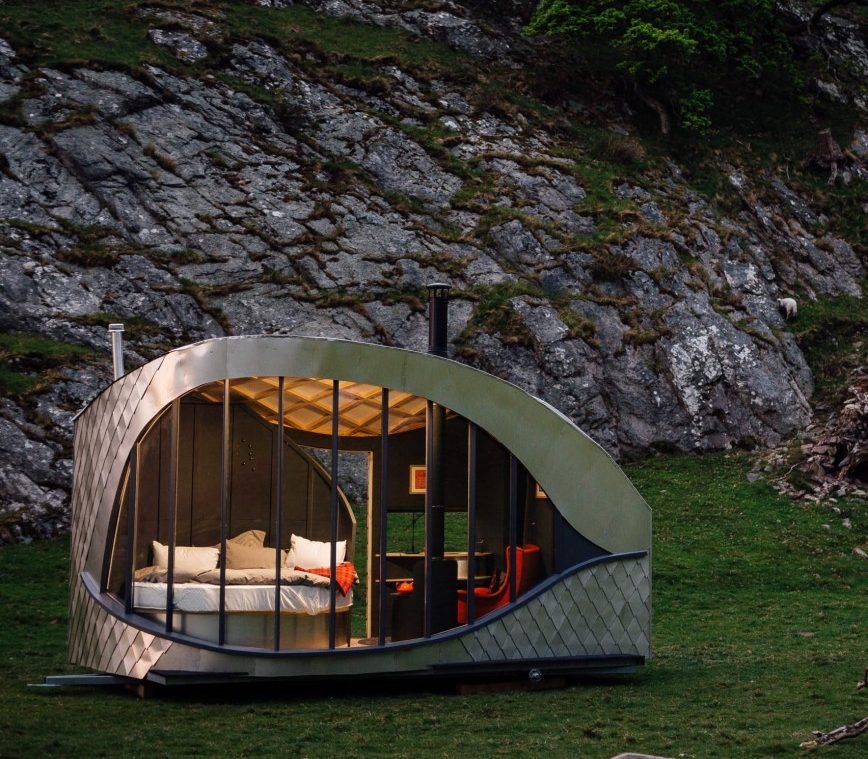 8 Winning Tiny Houses In Wales - Dragons Eye Designed Made By Carwyn Lloyd Jones At The Centre For Sustainable Technologies - Image From dezeen.com