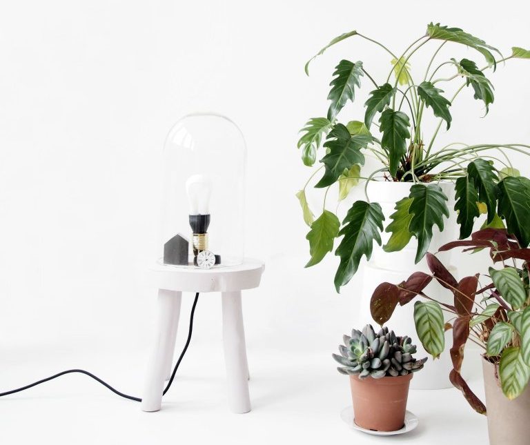 What You Need To Know About Decorating Small Spaces - Plants and DIY Lamp Stool By Monsters Circus