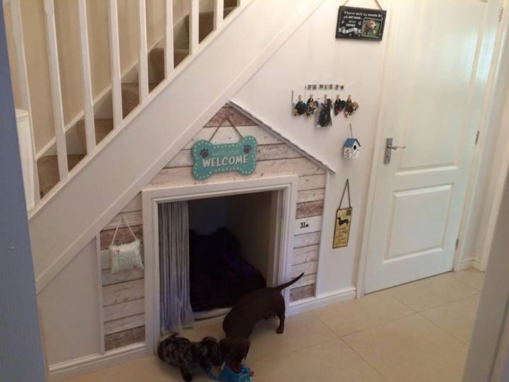 How To Design A Dog Friendly Home - Under The Stairs Dog Bed