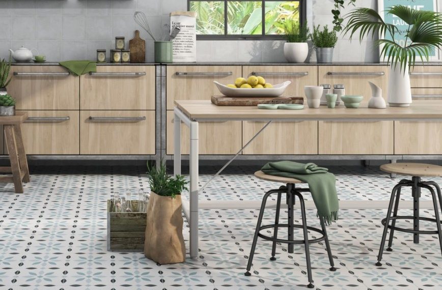 How To Maximise A small Space With Clever Floor Tile Tricks - Denia Blue Porcelain Wall & Floor Tiles