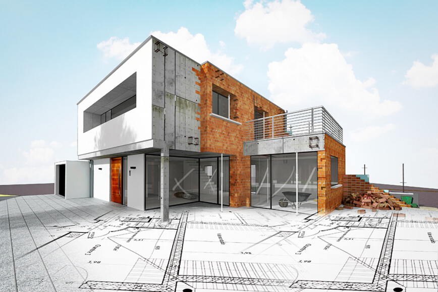 3D render house