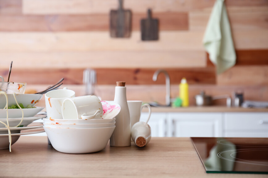 Messy kitchen